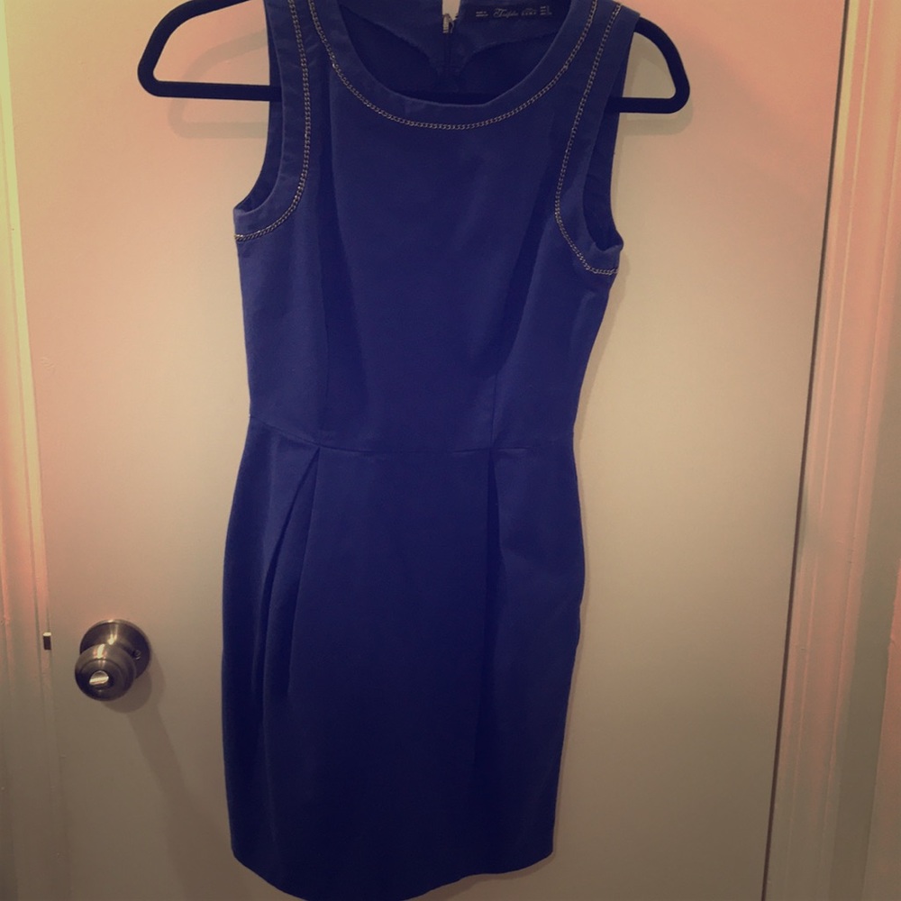 Zara blue dress